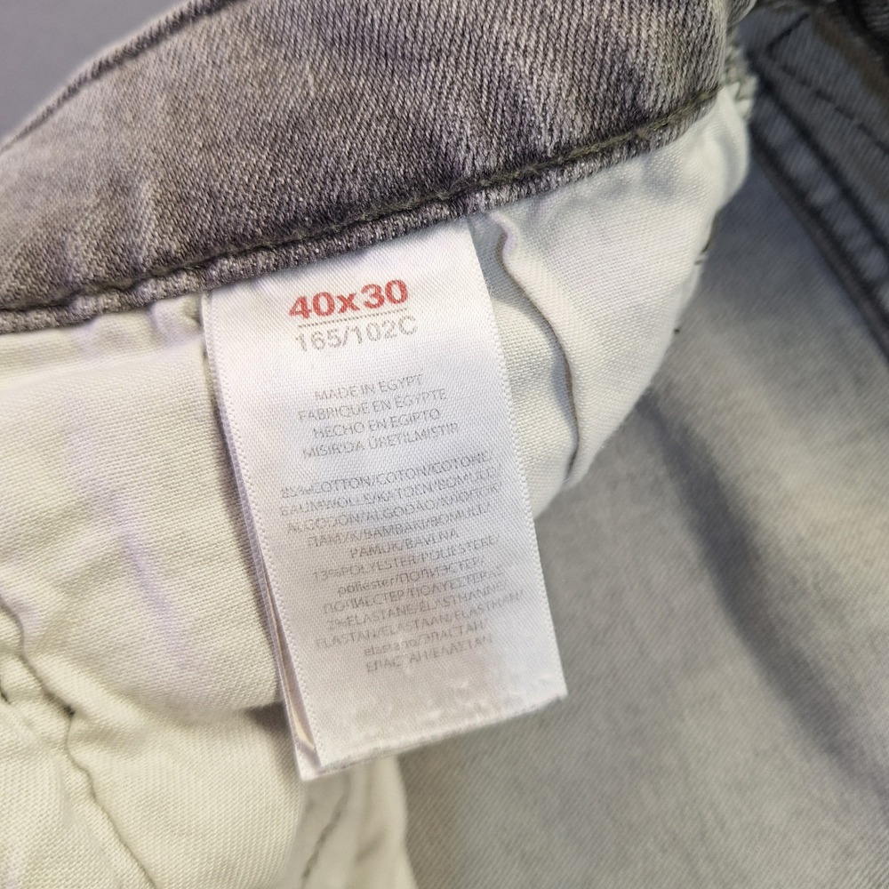 Polo Ralph Lauren Sullivan Slim Gray Denim Jeans Mens 40x30 Preppy casual - Picture 5 of 10